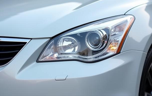 Headlight restored to clear from foggy